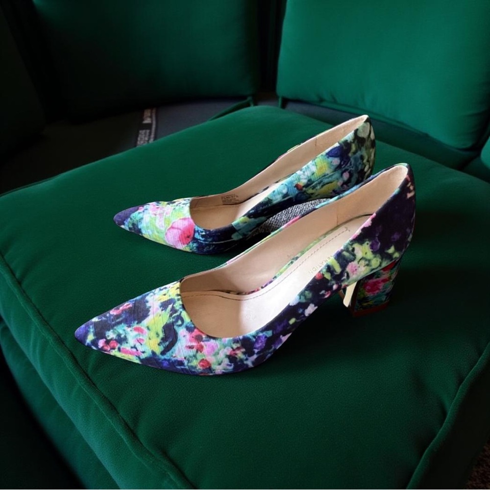 BCBGeneration Floral High Heels 7.5